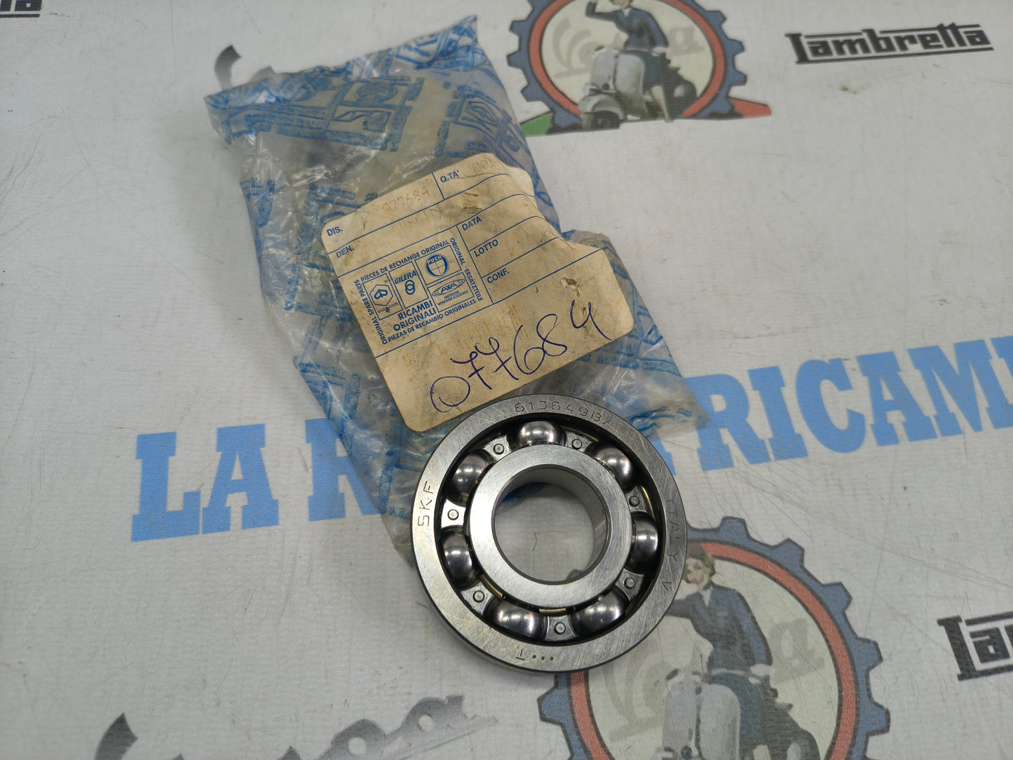 Cuscinetto albero motore Piaggio 077684 APE MP 501 / 601 ORIGINALE 25-62-14