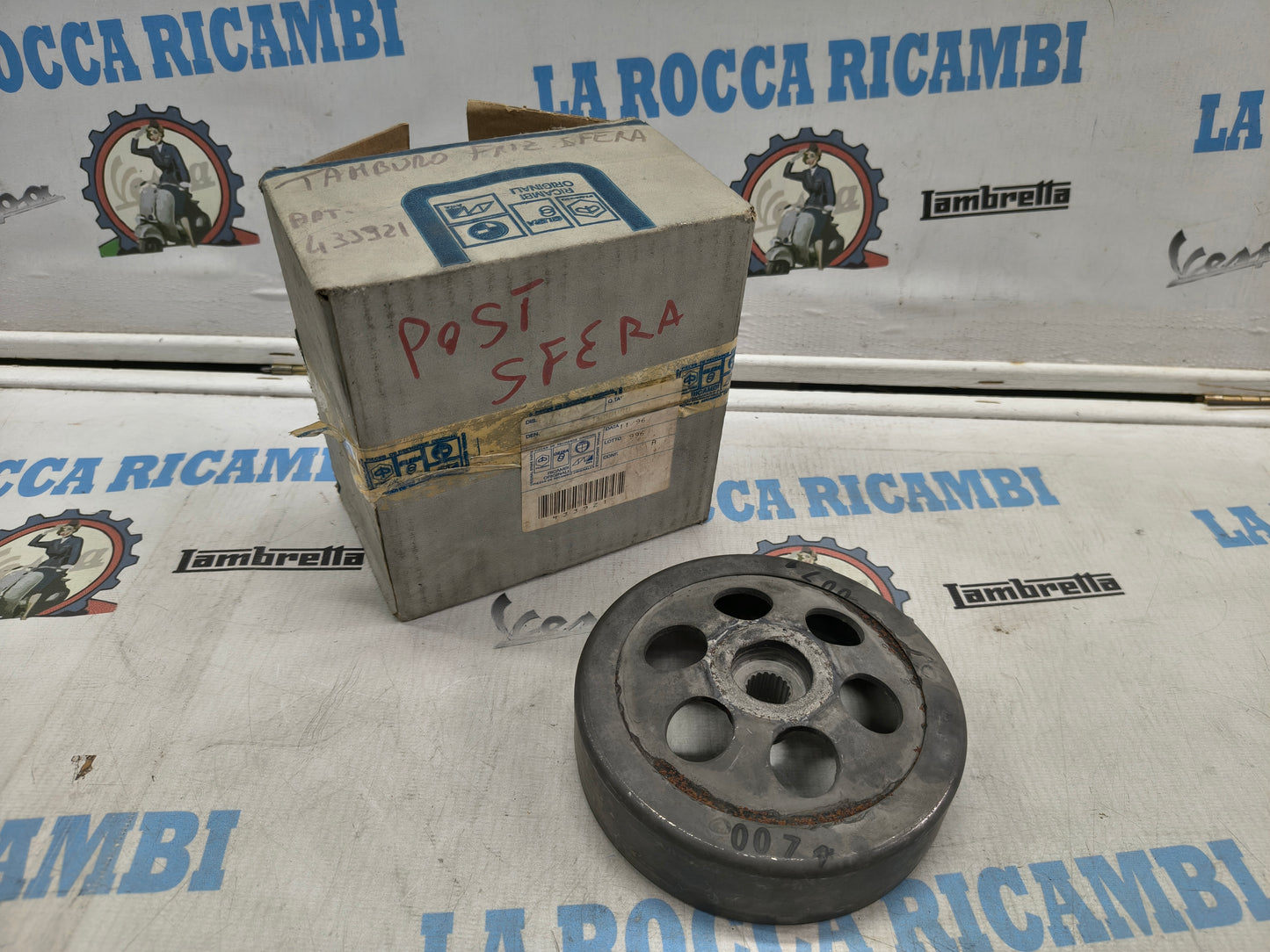 PIAGGIO 433921 CAMPANA GIRANTE FRIZIONE POSTERIORE HEXAGON LIBERTY SFERA VESPA