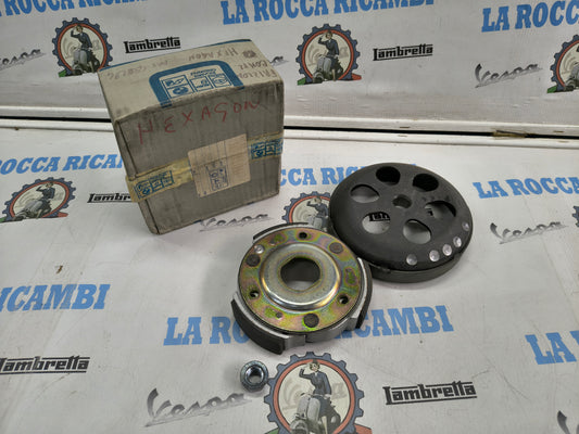 GRUPPO FRIZIONE + CAMPANA
PIAGGIO LIBERTY 125/ SFERA 125/ HEXAGON 125/ VESPA ET4 125