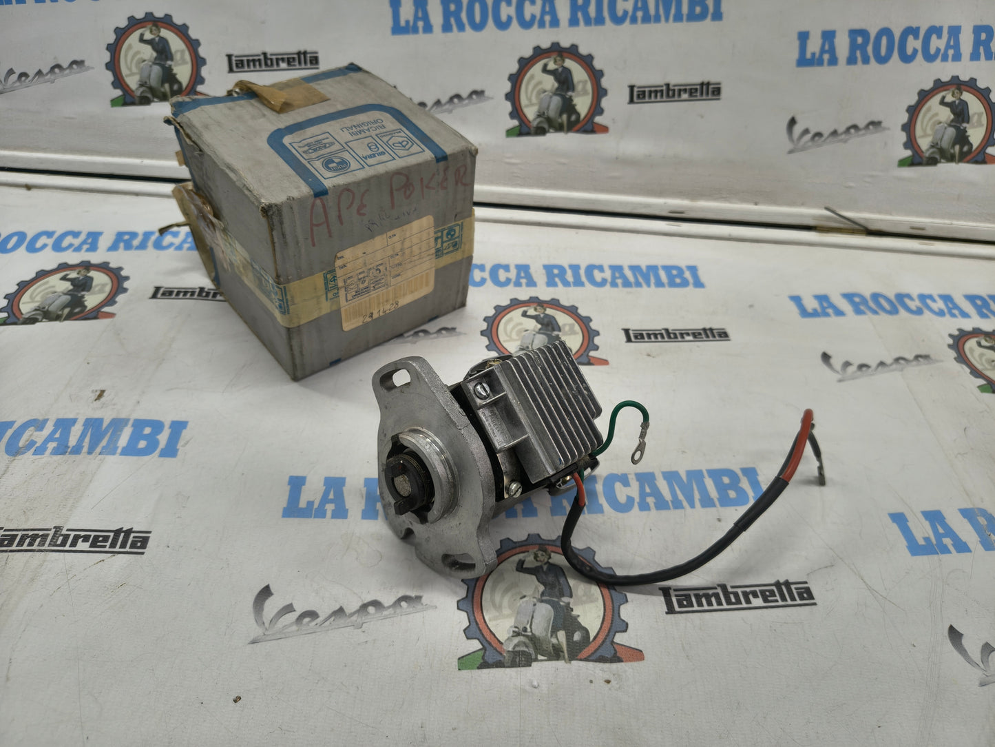 SPINTEROGENO ACCENSIONE APE POKER BENZINA 830595 ORIGINALE PIAGGIO