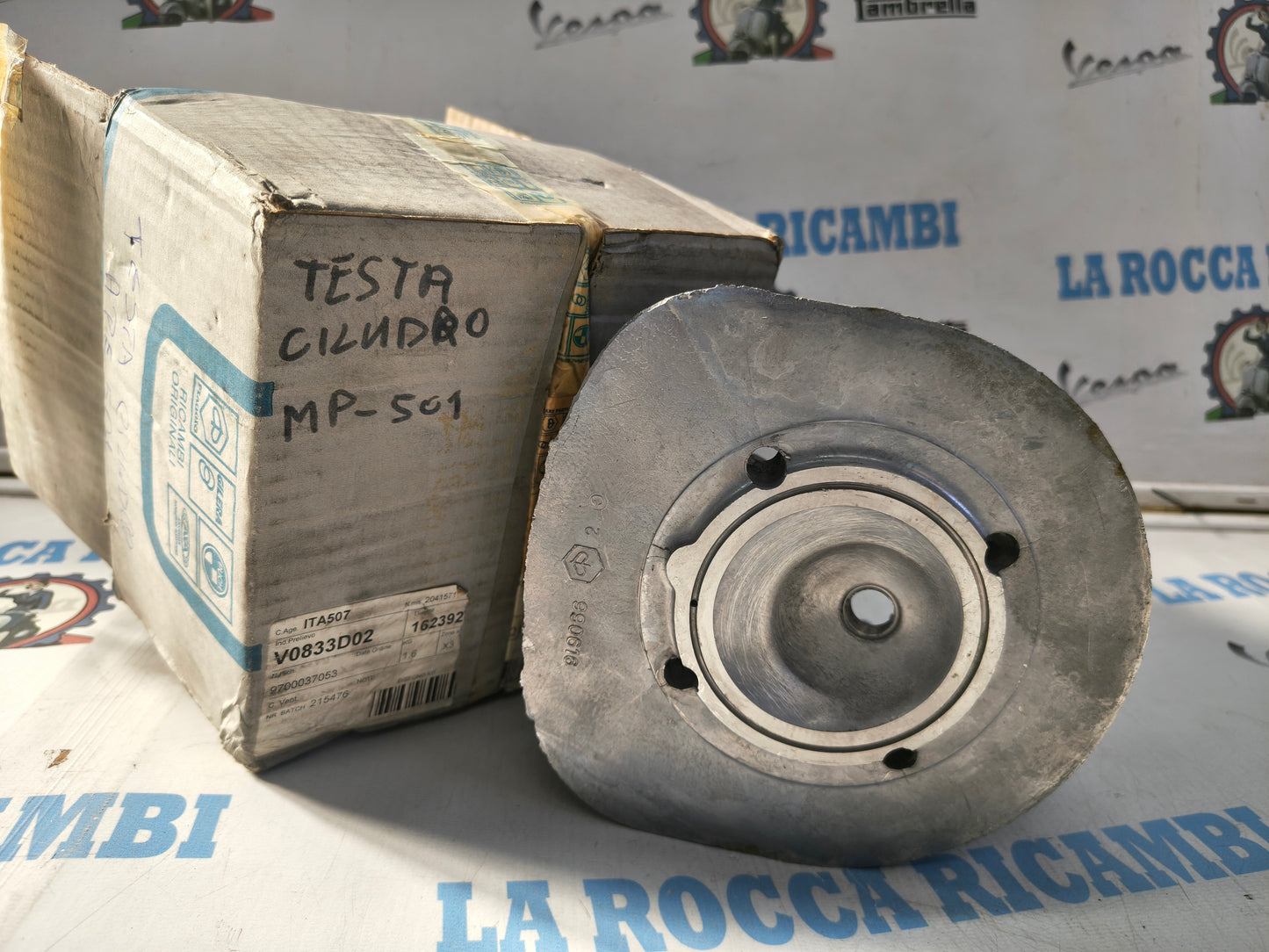 Testata originale PIAGGIO APE 501 / 601 Prima Serie 162392