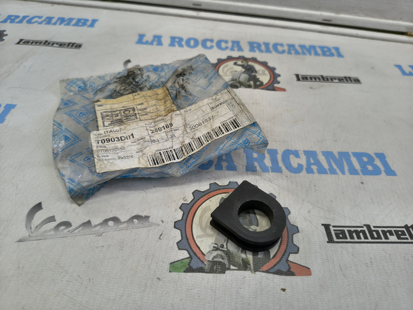 SUPPORTO ELASTICO LEVA CAMBIO PIAGGIO APE TM703 BENZINA 249169