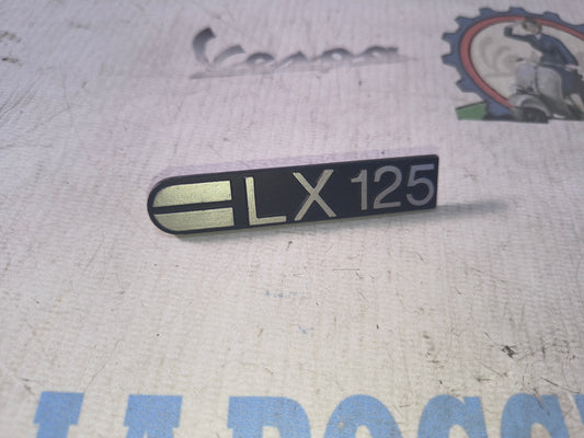 Scritta "CLX 125" Bauletto Vespa Cosa