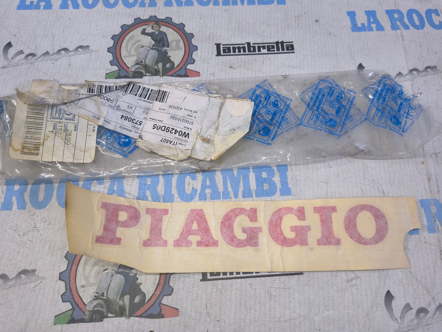 Decalcomania Spoiler OEM Piaggio NRG MC2 1998-2005 573084