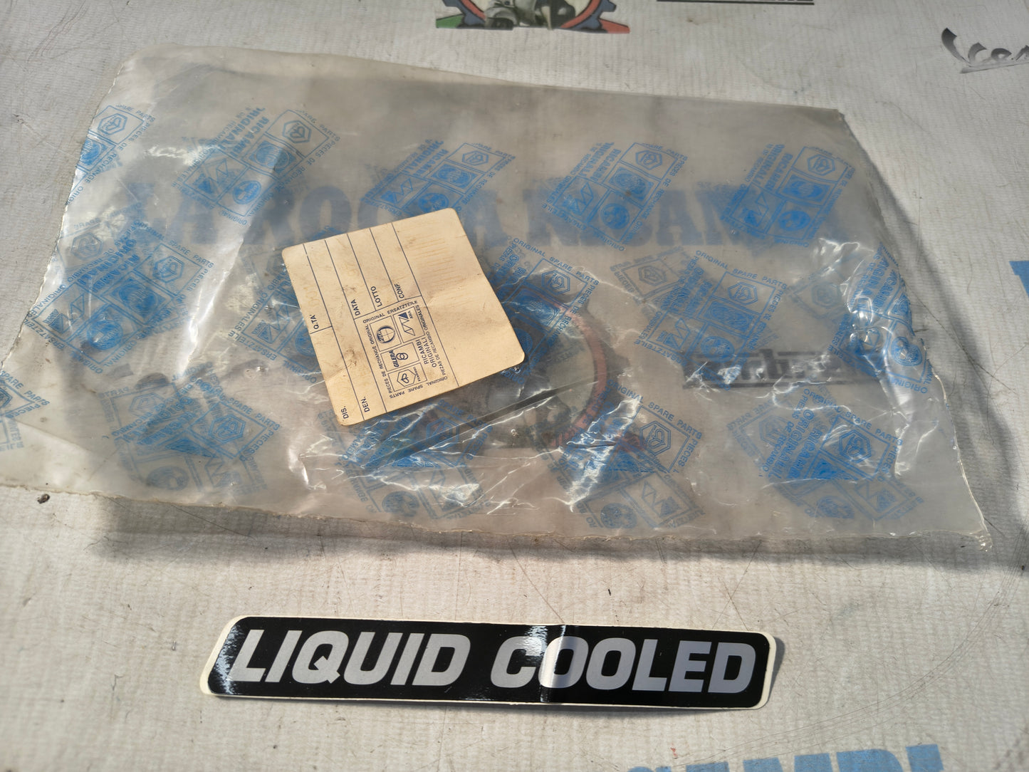 Adesivo "LIQUID COOLED" Originale PIAGGIO