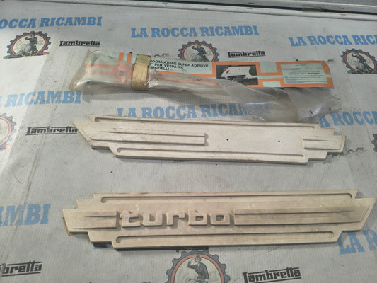 PARACOLPI ADESIVI TURBO VESPA PK XL 50-125 POSTERIORI ART UK/100 BIANCHI