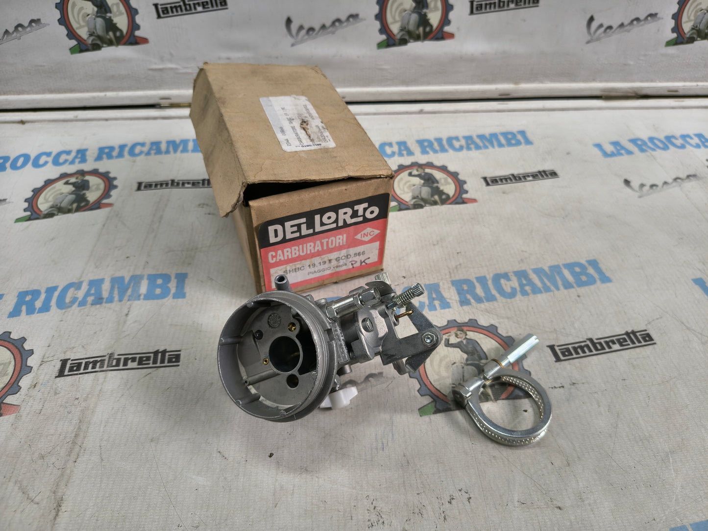 CARBURATORE DELL'ORTO SHBC 19 19 E PER VESPA PK 50 125 XL 00866