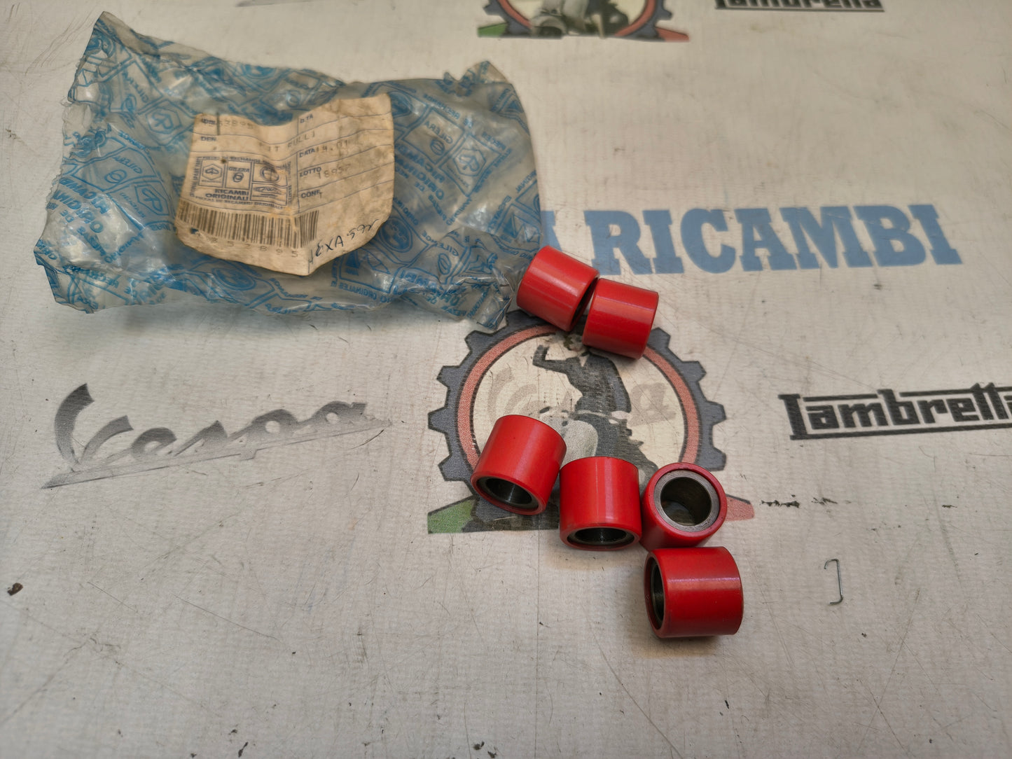 6 RULLI VARIATORE PIAGGIO HEXAGON 125 150 SKIPPER TYPHOON 125 4353895
