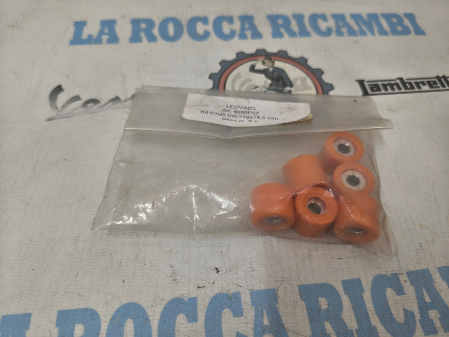 Rulli variatore LEOVINCI 19 X 15.5 mm x 5.3 gr Art. 4659P57