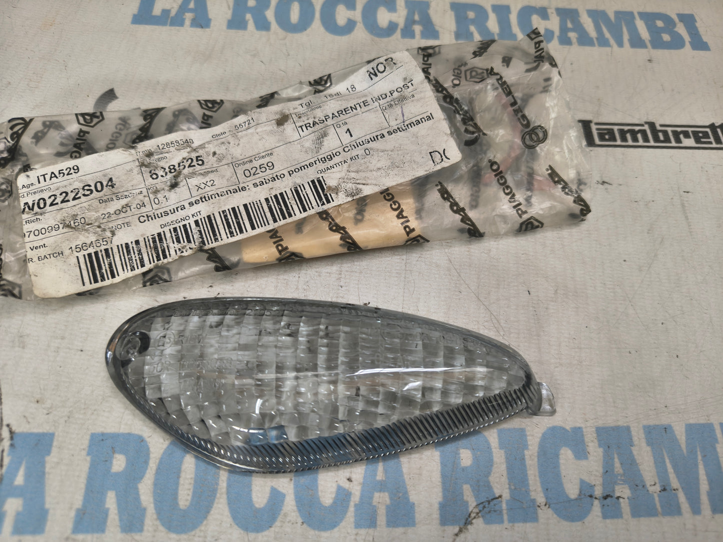PLASTICA FRECCIA POSTERIORE SX PIAGGIO NRG ORIGINALE 638525