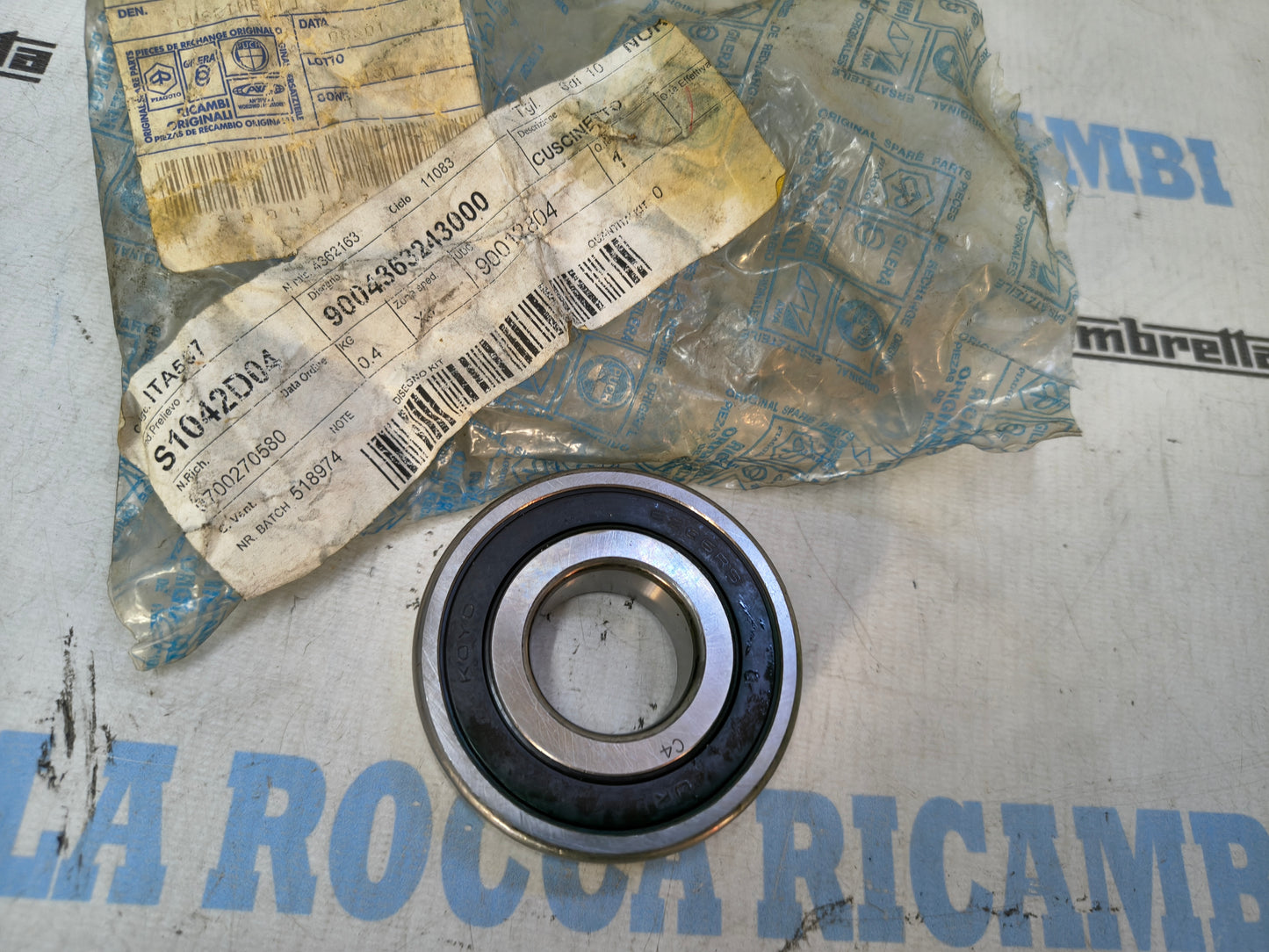 Cuscinetto Semiasse Posteriore Piaggio Porter 9004363243000