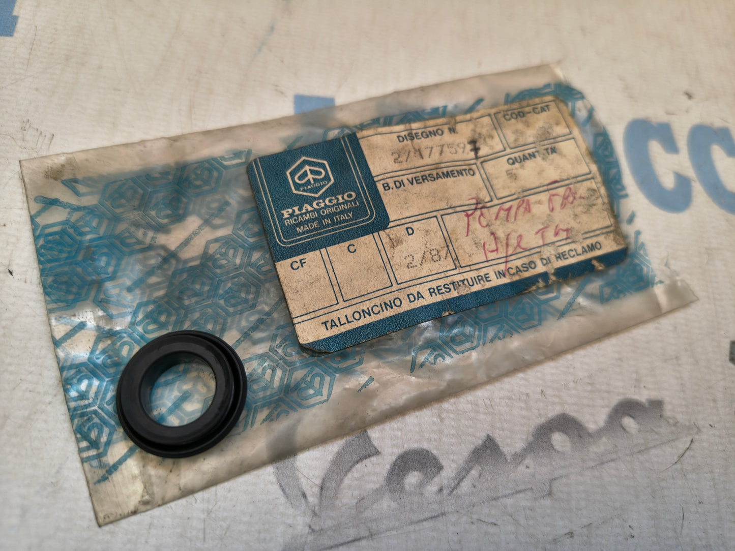 GOMMINO POMPA FRENO PER PIAGGIO APE MPV TM 703 VOLANTE 177597