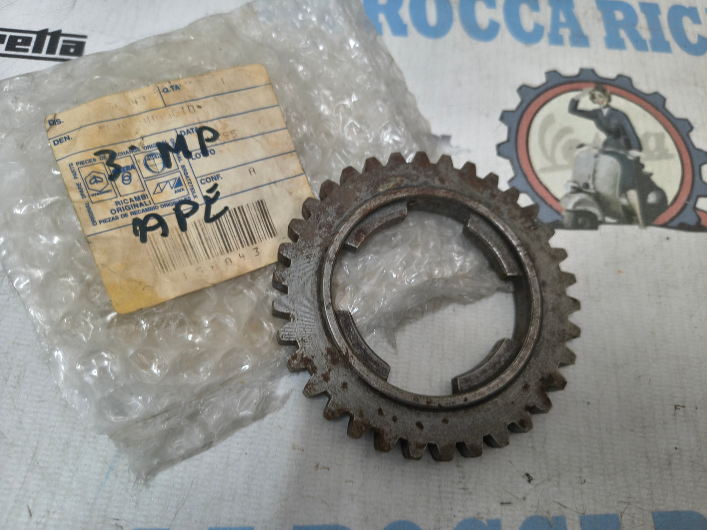 INGRANAGGIO 3AAA PIAGGIO APE 50 APE MP 220 ANNO 78/96 COD156043 ORIGINALE