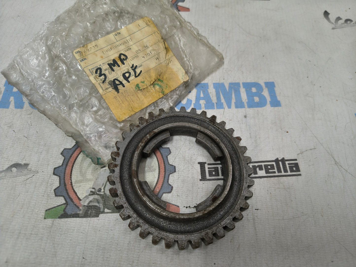INGRANAGGIO 3 VELOCITA' PIAGGIO APE TM 602 703 Z36RIF ORIG 169735 PIAGGIO