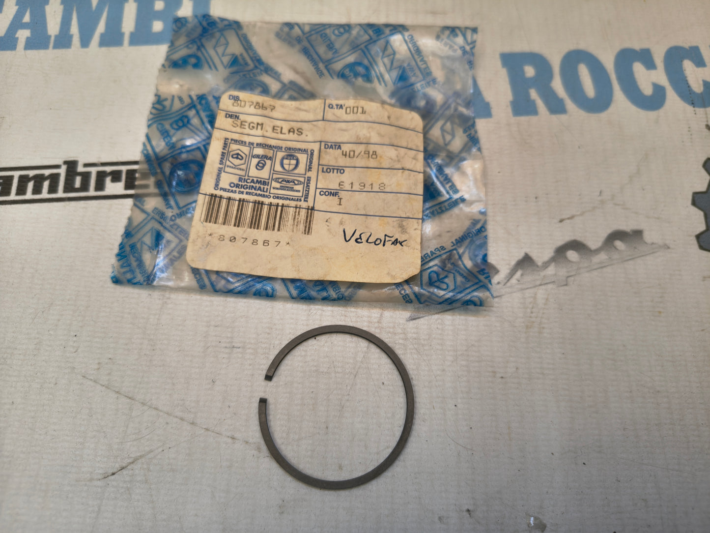 SEGMENTO FASCIA PISTONE PIAGGIO VELOFAX 50 1997 -  807867
