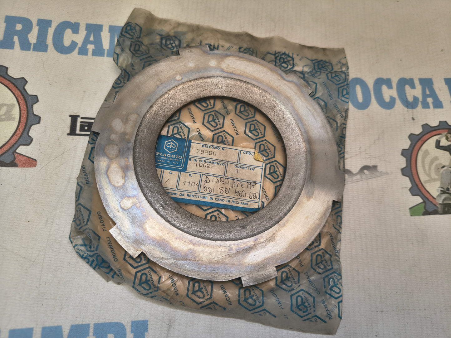 Disco condotto frizione Piaggio Ape MP 078200
