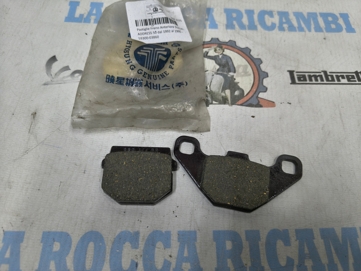 Pastiglie Freno Anteriore SUZUKI ADDRESS 50 dal 1992 al 1995 - 59300-03860