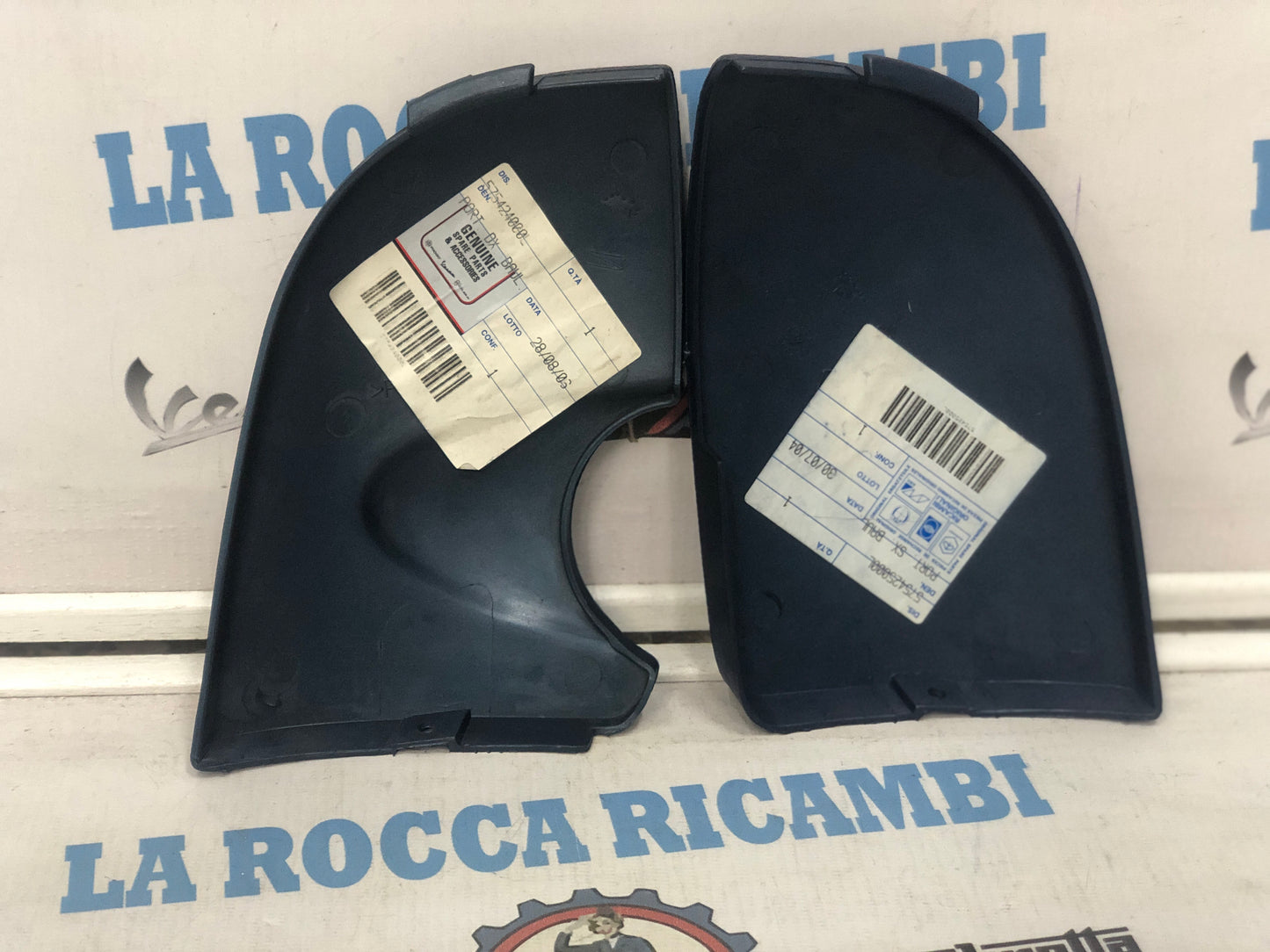 Coperchi Tappi chiusura bauletto Vespa ET4 / ET2 Originali Piaggio [Colore Blu]