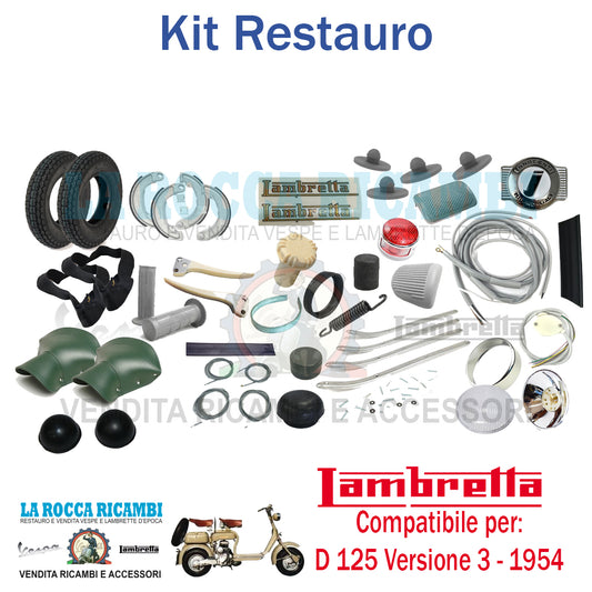 Kit Restauro Lambretta D 125 Versione 3 Dal 1954