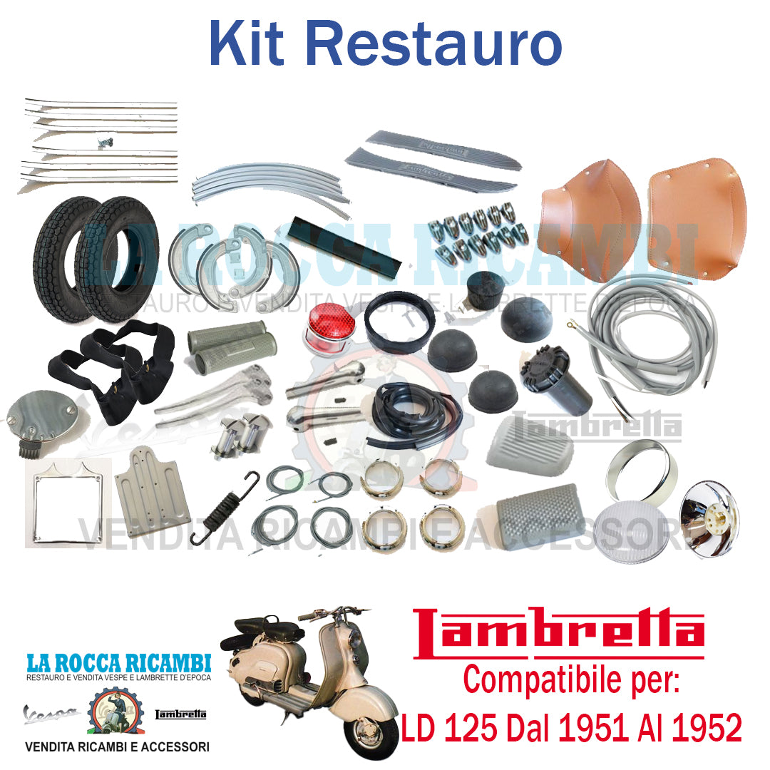 Kit Restauro Lambretta LD 125 Dal 1951 Al 1952