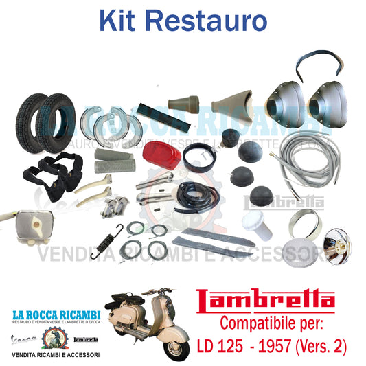 Kit Restauro Lambretta LD 125 - 1957 (Seconda Versione)