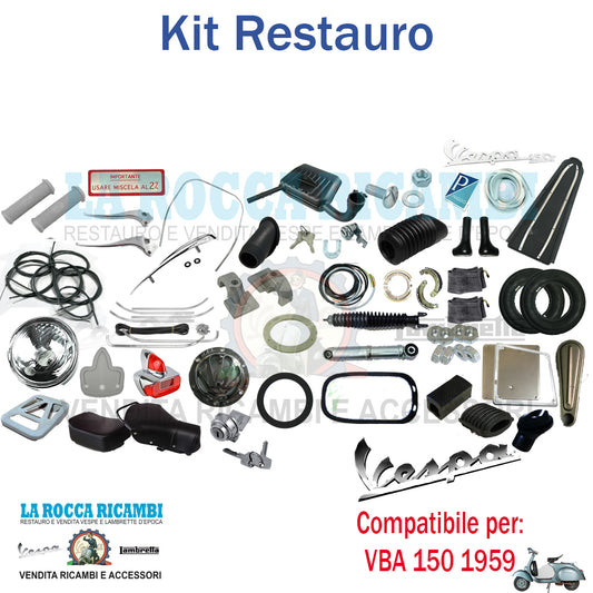 Kit Restauro Vespa VBA 1959 Telaio Dal 1001 Al 125040