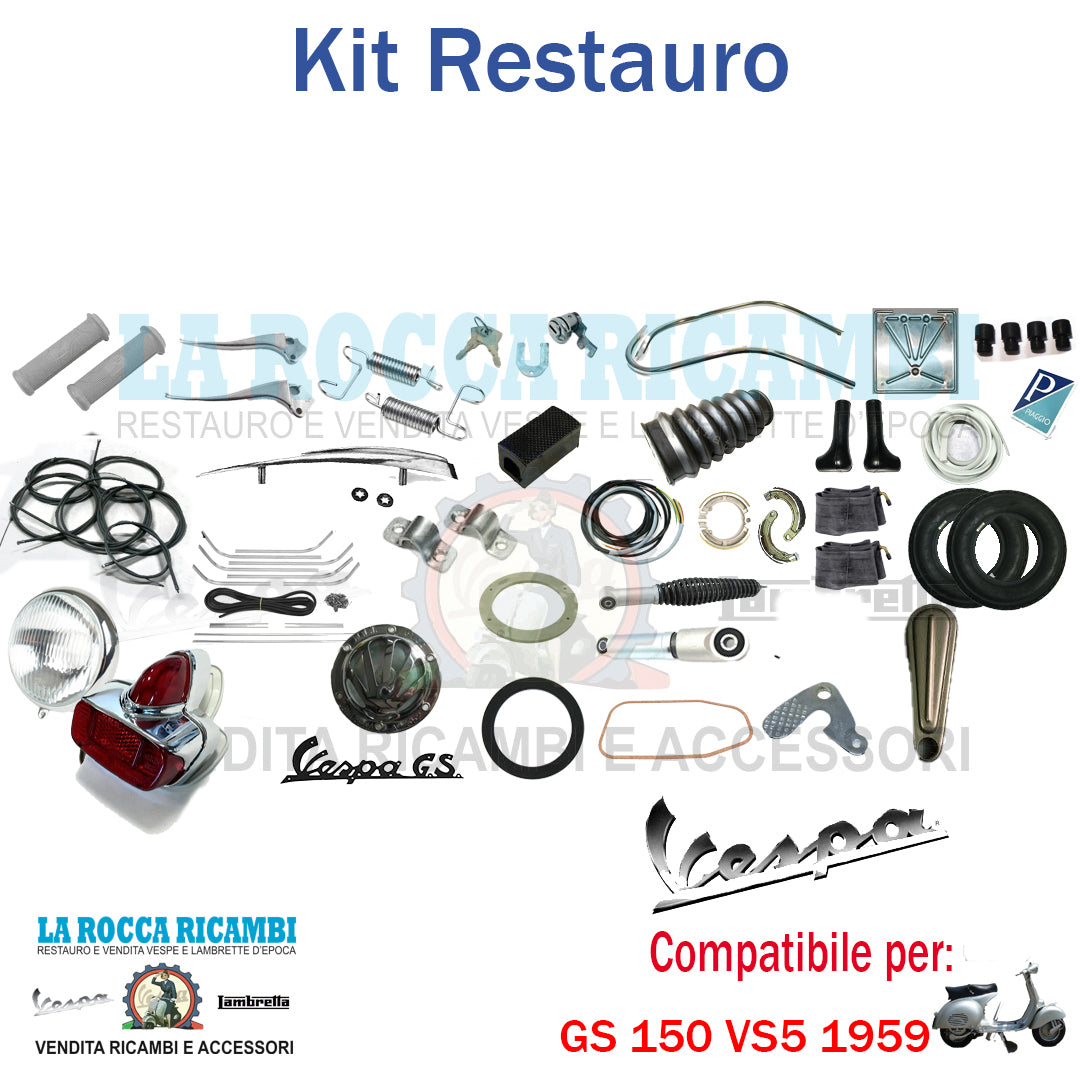 Kit Restauro Vespa GS 150 VS5 Dal 1959 Al 1961 Telaio Dal 0047351 Al 00127350