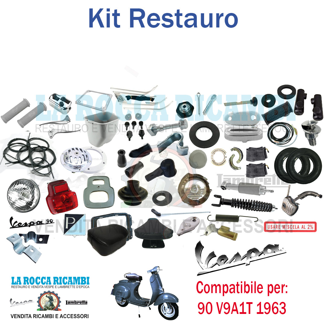 Kit Restauro Vespa 90 1963 V9A1T Telaio Da 1001 a 25000