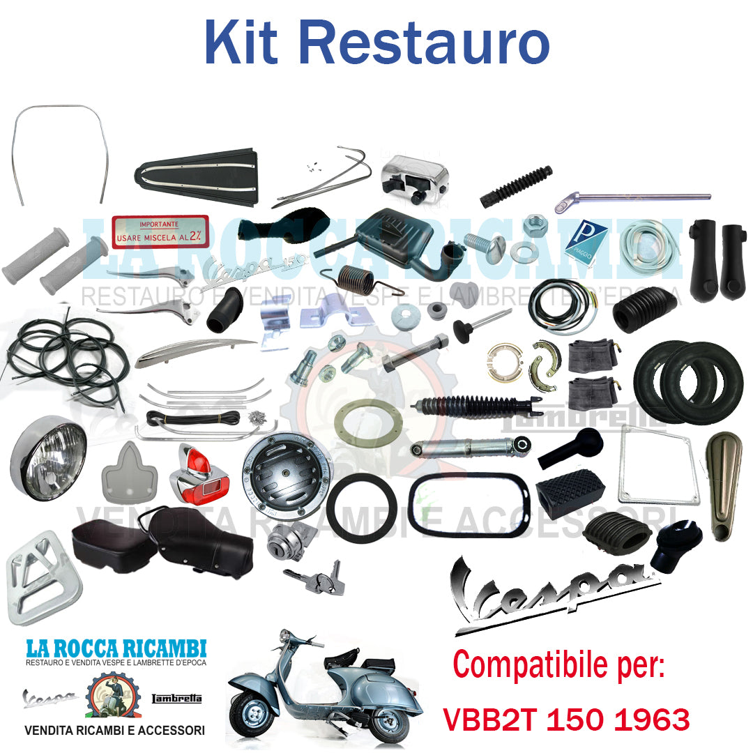 Kit Restauro Vespa 150 VBB2 1963 CON KIT SELLE Telaio Dal 146001 Al 280148
