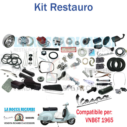 Kit Restauro Vespa VNB6T 1965 CON KIT SELLE Telaio Dal 1001 Al 035439