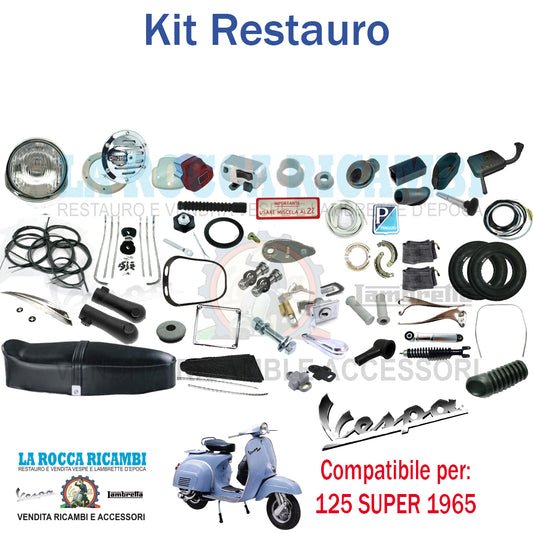 Kit Restauro Vespa 125 SUPER VNC1T Telaio Dal 1001 Al 025146