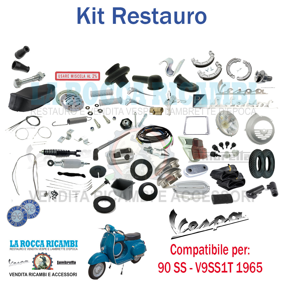 Kit Restauro Vespa 90 SS Super Sprint 1965 V9SS1T Telaio 4545 Al 6309