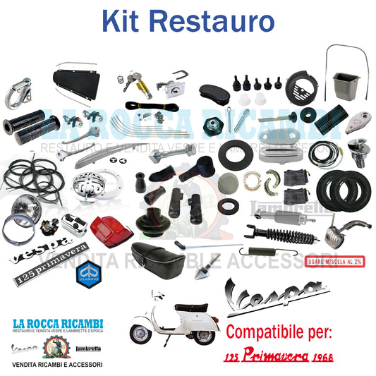 Kit Restauro Vespa 125 PRIMAVERA 1968 VMA2T Telaio Dal 02001 Al 0240329 (Seconda Versione)