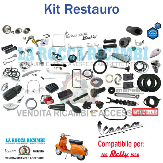 Kit Restauro Vespa 180 Rally 1968 VSDT Telaio Dal 001001 Al 0027495