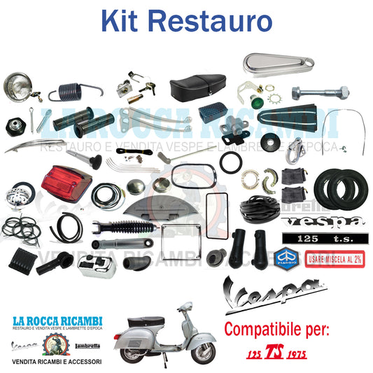 Kit Restauro Vespa 125 TS 1975 VNL3T Telaio Dal 1101 Al 29804