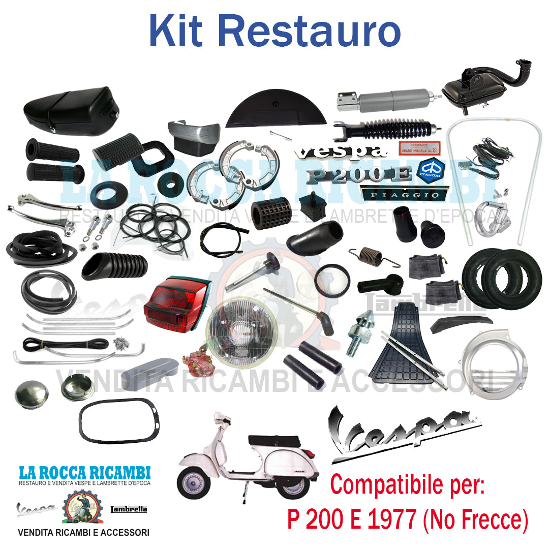 Kit Restauro Vespa P 200 E 1977 (No Frecce) VSX1T Telaio Dal 1101 Al 160000