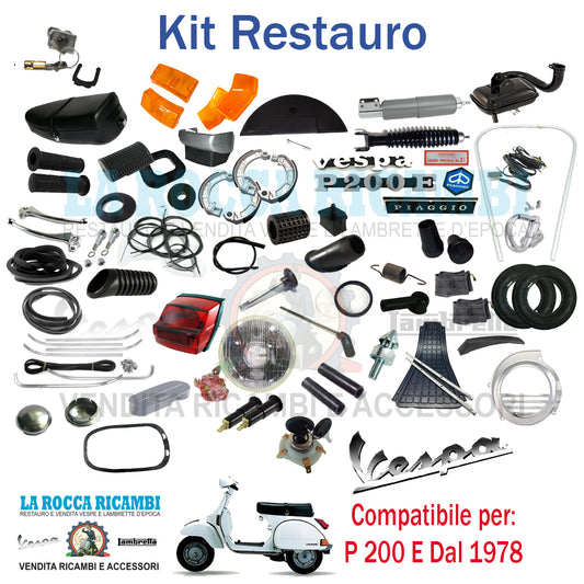 Kit Restauro P 200 E (Con Frecce) 1978 - 1980 VSX1T Telaio Dal 1101 Al 160000