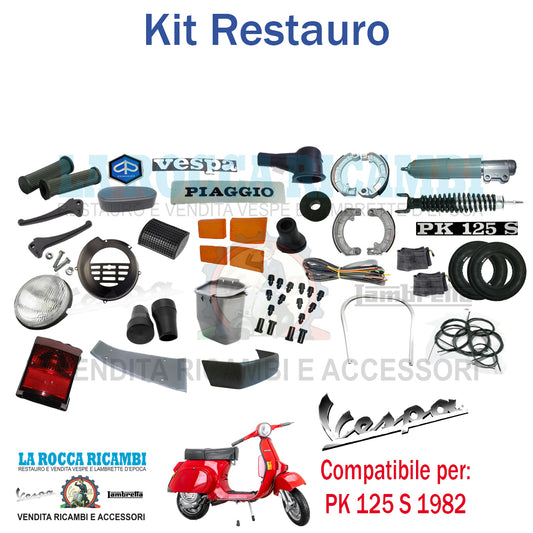 Kit Restauro Vespa PK 125 S 1982 VMX5T (Con Frecce)
