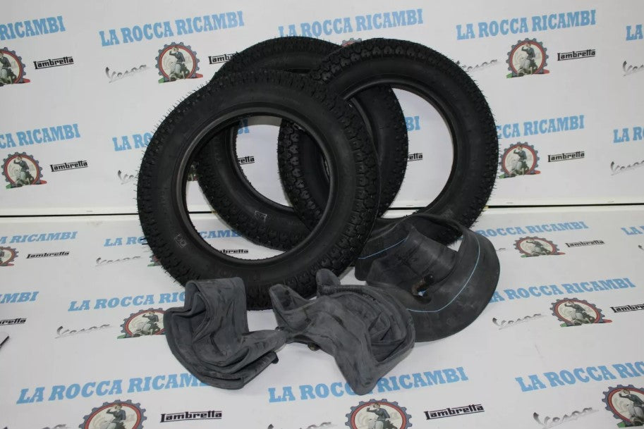 KIT 3 COPERTONI 2 75 X 9 + 3 CAMERA D'ARIA VESPA 50 1 SERIE- N-L -R- LAMBRETTA J 50