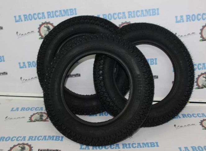Kit 3 Copertoni pneumatici 2.75 x 9 Per Vespa 50 N / L / R - Lambretta J 50 (Serie 1)
