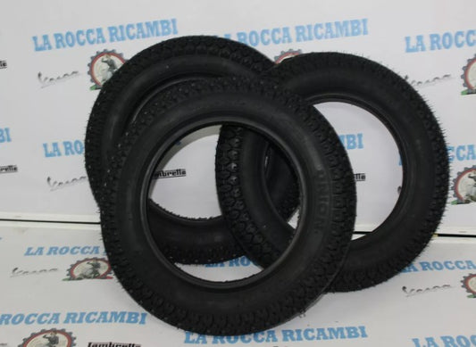 Kit 3 Copertoni pneumatici 2.75 x 9 Per Vespa 50 N / L / R - Lambretta J 50 (Serie 1)