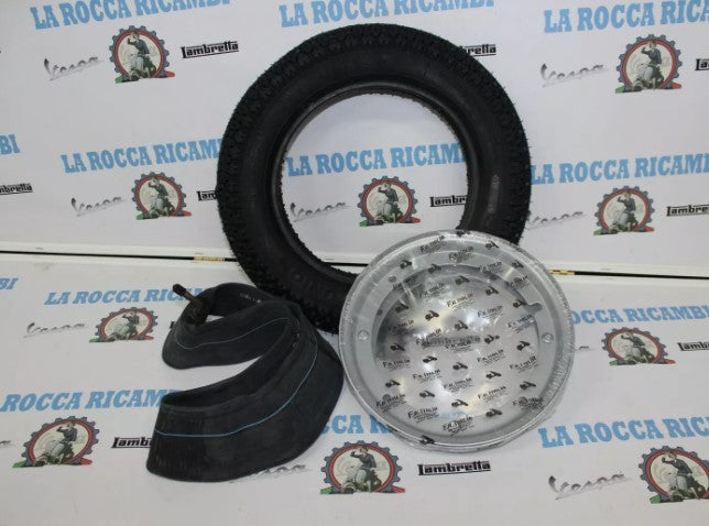 Kit Copertone + Cerchio aperto + Camera Aria 9 Pollici Vespa 50 R - SPECIAL Serie 1