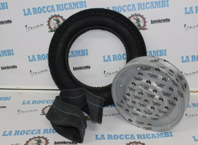 Kit Copertone + Cerchio Chiuso + Camera Aria 9 pollici Vespa 50 L / N
