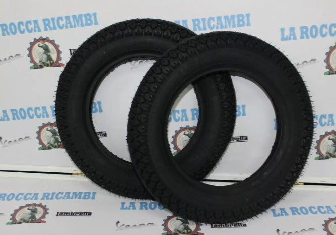 Kit 2 Copertoni 2.75 x 9 Vespa 50 L / N / R / SPECIAL Serie 1 - Lambretta J 50 Serie 1