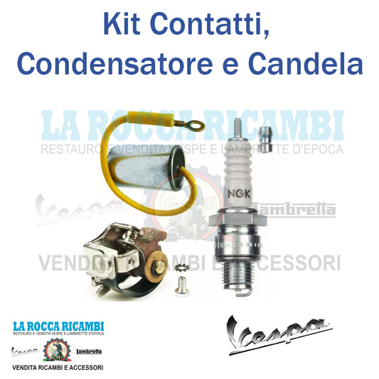 Kit Contatti, Condensatore e Candela

VESPA 50 SPECIAL N L R S