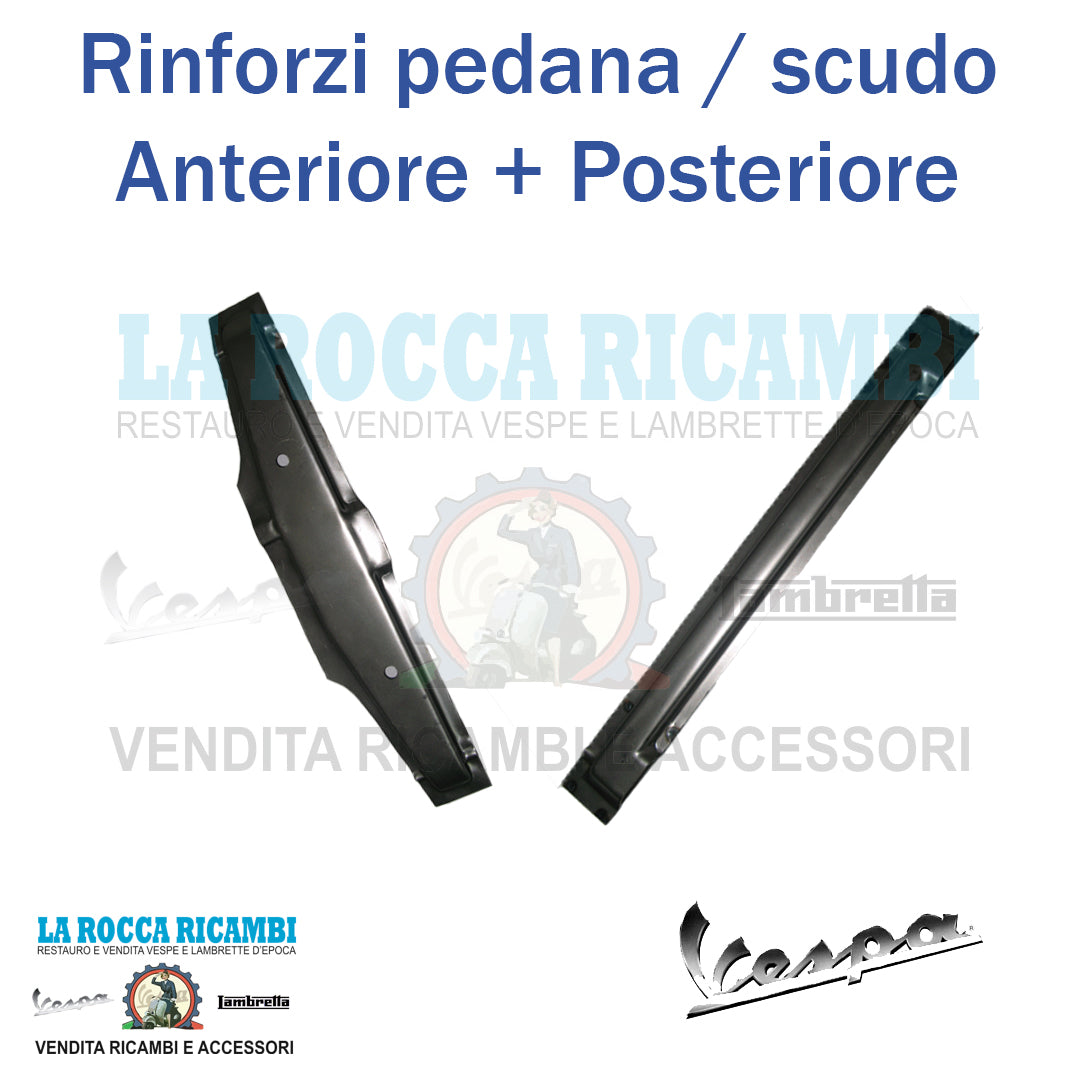 Rinforzi Pedana Anteriore e Posteriore Vespa PX 125 / 150 / 200