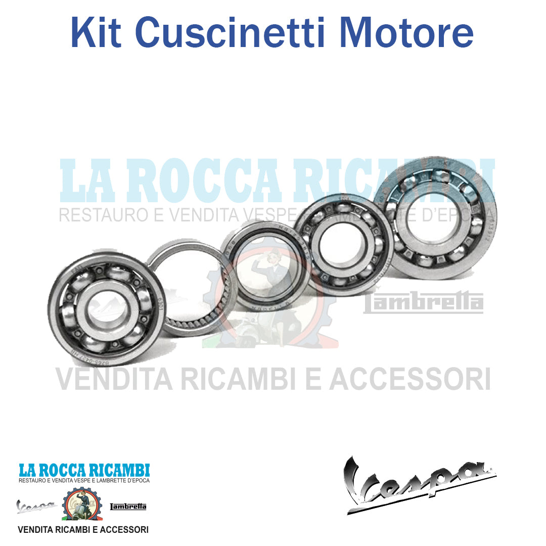 Kit Cuscinetti Completi Vespa PX 125 / 150 / 200 Dal 1980