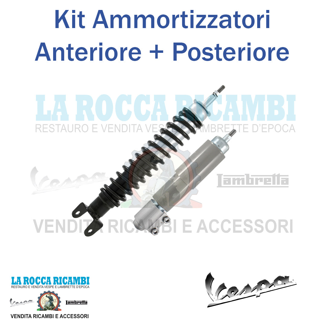 Kit Ammortizzatori Anteriore + Posteriore Vespa PK S / XL  125 - PK 50/125 XL RUSH / N / HP / V