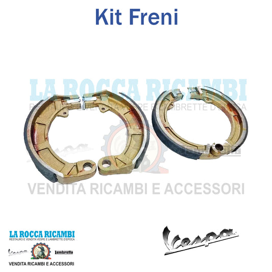 Kit Ganasce Freno Completo Anteriore + Posteriore Per Vespa 50 Special