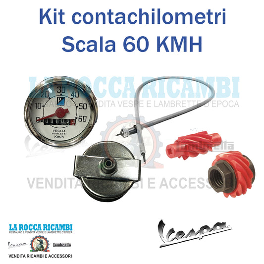 Kit Contachilometri Scala 60 KMH Vespa 50 N/L/R